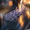 57In Outdoor Gas Fire Pit 50000 Btu Bronze Rectangular Propane Fire Pit Table