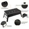 Foldable Portable Bbq Charcoal Grill Grill Lightweight Smoker Grill For Camping Picnics Garden Grilling
