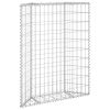 Trapezium Gabion Raised Bed Galvanized Steel 31.5"X7.9"X39.4"