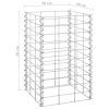 Gabion Raised Beds 16 Pcs 11.8"X11.8"X19.7"/39.4"/59.1"/78.7" Iron