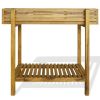 Raised Garden Raised Bed Solid Acacia Wood And Zinc