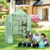 8 Shelves Mini Walk In Greenhouse Outdoor Gardening Plant Green House