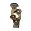 40Inches Tall Modern Outdoor Fountain - Outdoor Garden Fountain With Contemporary Design For Garden, Patio Decor