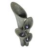 33.5Inches Indoor Table Waterfalls Rockery Tiered Rock Water Feature With Led Lights