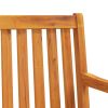 Patio Bench 43.3" Solid Acacia Wood