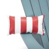 Tale Adirondack Chair Backyard Furniture Painted Seat Pillow Red