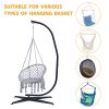 Free Shipping Hammock Chair Stand Only - Metal C-Stand For Hanging Hammock Chair,Porch Swing - Indoor Or Outdoor Use - Durable 300 Pound Capacity,Blac