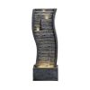 39.3Inches Indoor Outdoor Fountain With Led Lights