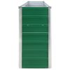 Raised Garden Bed 126"X15.7"X30.3" Galvanised Steel Green