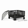 Joseph 24'' H X 26'' W Steel Wood Burning Outdoor Fire Pit
