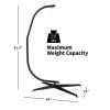 Solid Steel C Hammock Frame Stand For Your Hammock Chairs