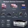 Mooka Native 1080P Wifi Bluetooth 4K Projectors 8500L Video Movie Theater Home