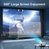 Mooka Native 1080P Wifi Bluetooth 4K Projectors 8500L Video Movie Theater Home