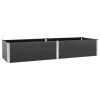 Garden Raised Bed 78.7"X39.4"X21.3" Wpc Gray