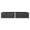 Garden Raised Bed 78.7"X39.4"X21.3" Wpc Gray