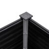 Garden Raised Bed 78.7"X19.7"X21.3" Wpc Gray