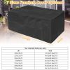 210D Waterproof Outdoor Furniture Cover Windproof Dustproof Patio Furniture Protector Oxford Cloth Garden 3Xl Size
