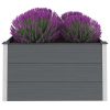 Garden Raised Bed Wpc 39.4"X39.4"X21.3" Gray