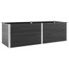 Garden Raised Bed 78.7"X19.7"X35.8" Wpc Gray