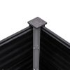 Garden Raised Bed 78.7"X19.7"X35.8" Wpc Gray
