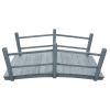 Garden Bridge Gray 55.1"X23.6"X22" Solid Firwood