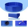 Dog/Cat Pool Feeling Cool Indoor Outdoor Pet Pool Bath Round Pool Foldable And Portable M Size 80*20Cm