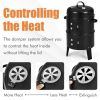 3-In-1 Charcoal Bbq Grill Cambo With Built-In Thermometer