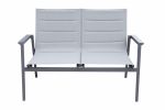 Modern Muse Aluminum Modern Coffee Table And Chair 5 Pcs Set