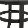 Garden 24''Diameter Cast Aluminum Patio Side Table Outdoor Round Anti-Rust Small Table
