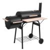 Zokop Oil Drum Charcoal Furnace High Temperature Spray Paint (500-600 Degrees) Diameter 15Cm Plastic Wheel