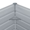 Raised Garden Bed 63"X31.5"X17.7" Galvanized Steel Brown