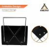 12 Inch Portable Grill Charcoal Barbecue Grill - Folding Grill Notebook Shape Charcoal Grill, Detachable Collapsible, Mini Tabletop Camping Grill Bbq,