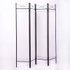 Fireplace Screen Wrought Iron Black Metal Fireplace Standing Gate Decorative Mesh