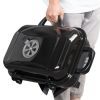 Portable Charcoal Grill Bbq And Smoker With Lid, Folding Tabletop Grill, For Camping Patio Backyard Outdoor Cooking, Black  Yj