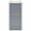 Garden Raised Bed Galvanized Steel 63"X15.7"X31.3" Gray