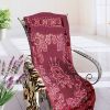 [Flower In Mythology - Dark Red] Jacquard Weave Blanket / Tapestry (59.1 By 86.7 Inches)