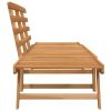 Patio Bench 2-In-1 74.8" Solid Acacia Wood