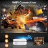 Portable Projector 8000L With Carrying Bag, 1080P Supported Rd-823 , White