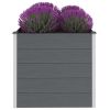Garden Raised Bed Wpc 39.4"X39.4"X35.8" Gray
