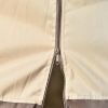 10Ft W*12Ft L Outdoor Double Vents Gazebo Patio Metal Canopy With Screen And Led Lights For Backyard, Poolside, Brown