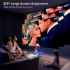 Native 1080P Wifi Mini Projector, Upgrade 9200L Hd Portable Outdoor Video Projector, Led Pic Projector Compatible W/Ios&Android Phone/Vga/Usb/Av/Tv/Pc