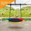 40 Inch Flying Saucer Tree Swing Outdoor Play For Kids