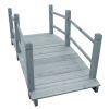 Garden Bridge Gray 55.1"X23.6"X22" Solid Firwood