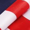 3X5 Ft 210D Polyester American Flag, Embroidered Stars, Sewn Stripes, Brass Grommets Us Flag Outdoor Usa Flags