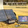 Gofort 330W Portable Power Station, 299Wh Solar Generator Backup Power Supply With 2X 110V Ac Outlets, 4X 12V Dc Outlets And 4X Usb Outlets For Outdoo