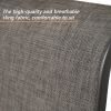 Outdoor Dining Chairs Patio Sling Spring Motion Dining Chairs For Garden, Poolside, Backyard, Porch