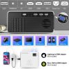Vacasso 4000 Lumens Led Smart Projector Video Hd 1080P Home Theater Hdmi Usb Vga Av Usa 2021 Latest