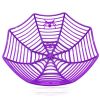 5Pcs Halloween Decorations Spider Web Fruit Bowls