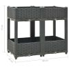 Raised Bed 31.5"X15.7"X28" Polypropylene