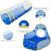 3 In 1 Rocket Ship Play Tent - Indoor/Outdoor Playhouse Set For Babies,Toddleers  Rt